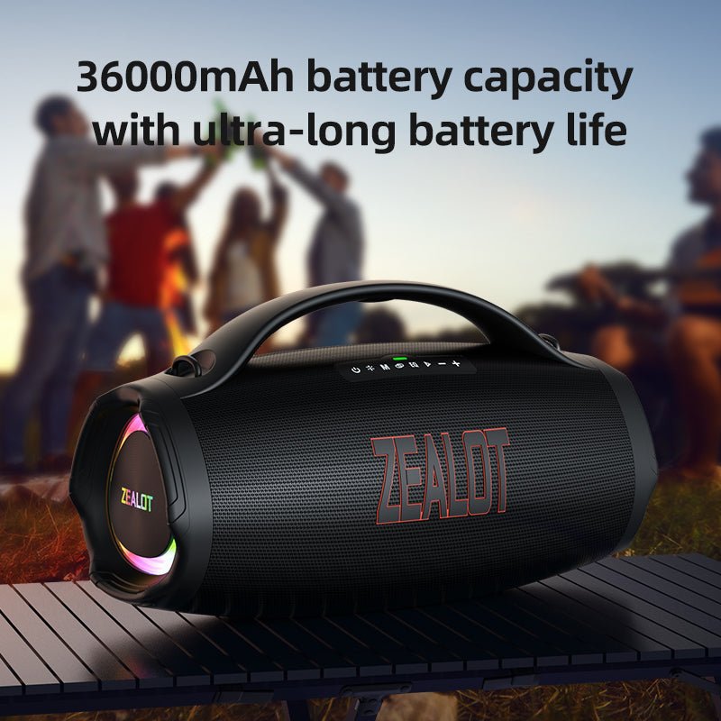 ZEALOT S98 Portable Bluetooth Speaker Black Main Image 11