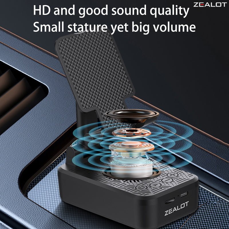 ZEALOT Z7 Portable Bluetooth Speaker Black Main Image 07