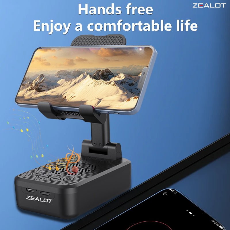ZEALOT Z7 Portable Bluetooth Speaker Black Main Image 08