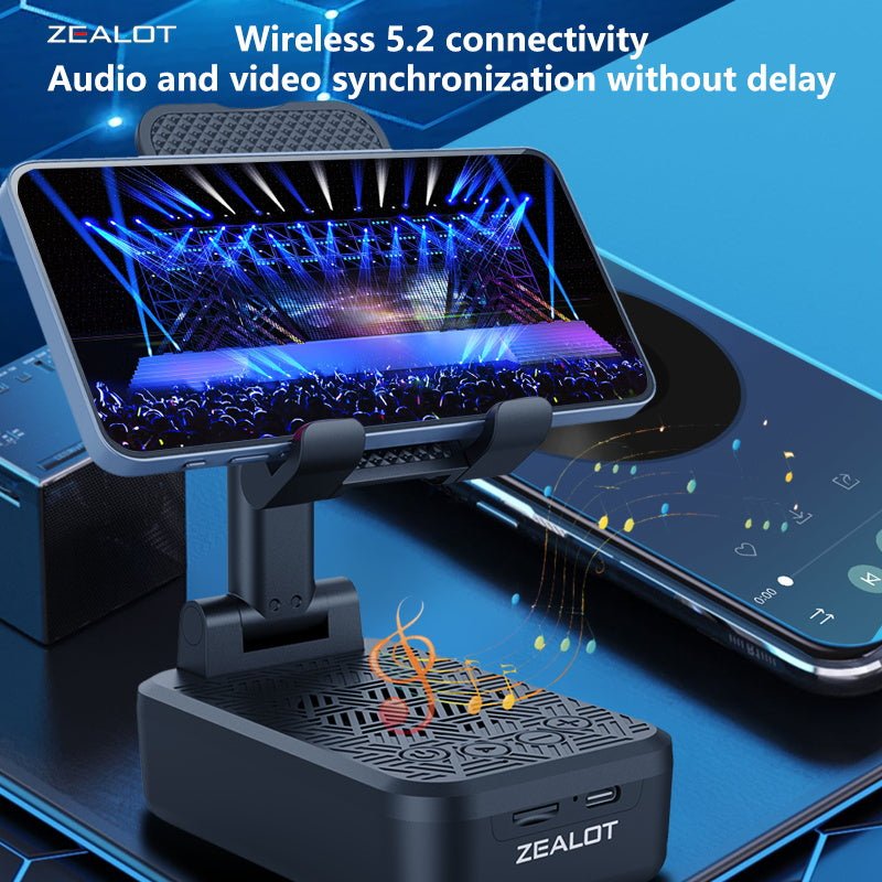 ZEALOT Z7 Portable Bluetooth Speaker Black Main Image 09