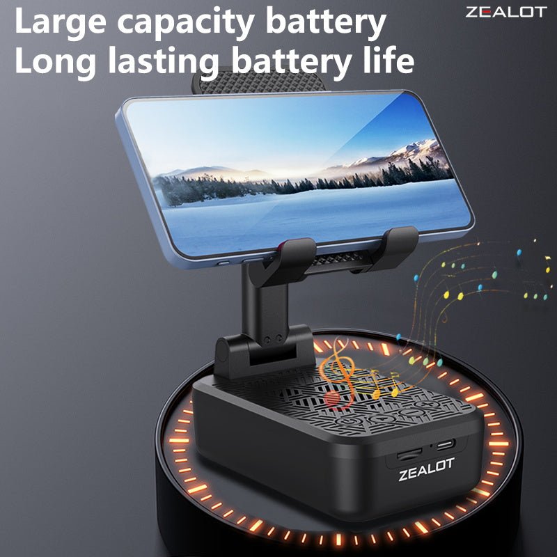 ZEALOT Z7 Portable Bluetooth Speaker Black Main Image 11