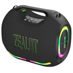 ZEALOT ZE01 Portable Bluetooth Speaker - Portable Wireless Speaker - Stereo Sound Deep Bass Subwoofer Waterproof - Black