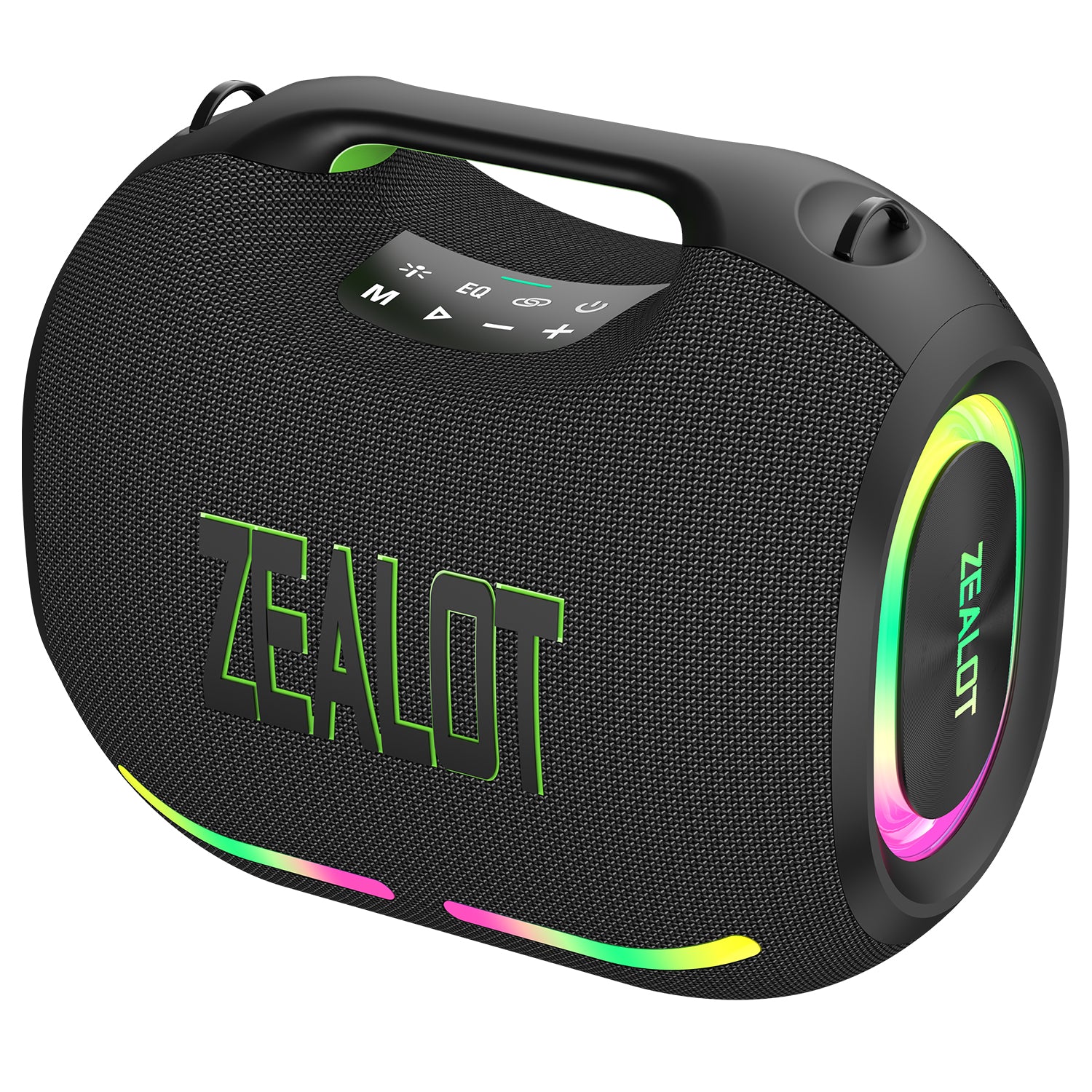 ZEALOT ZE01 Portable Bluetooth Speaker - Portable Wireless Speaker - Stereo Sound Deep Bass Subwoofer Waterproof - Black