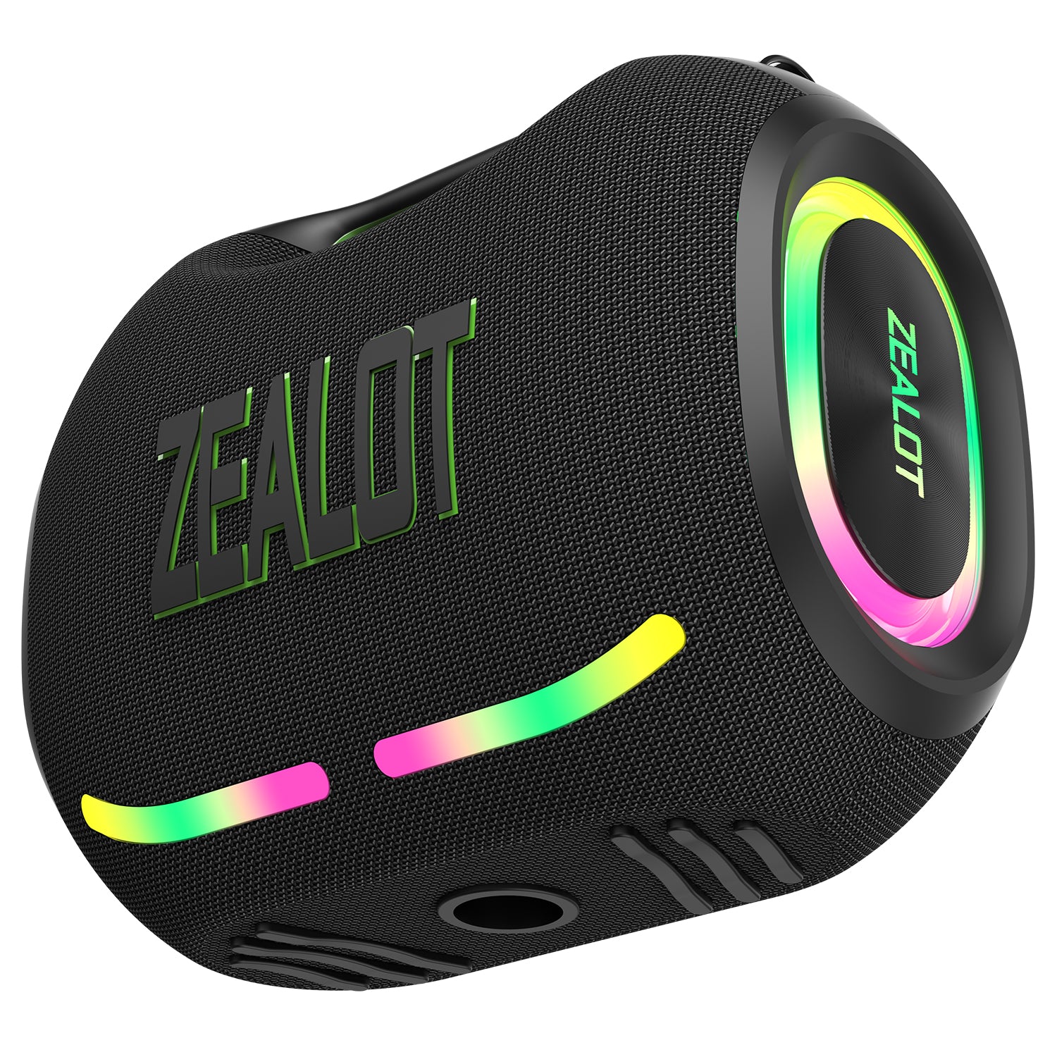 ZEALOT ZE01 Portable Bluetooth Speaker - Portable Wireless Speaker - Stereo Sound Deep Bass Subwoofer Waterproof - Black