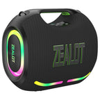 ZEALOT ZE01 Portable Bluetooth Speaker - Portable Wireless Speaker - Stereo Sound Deep Bass Subwoofer Waterproof - Black