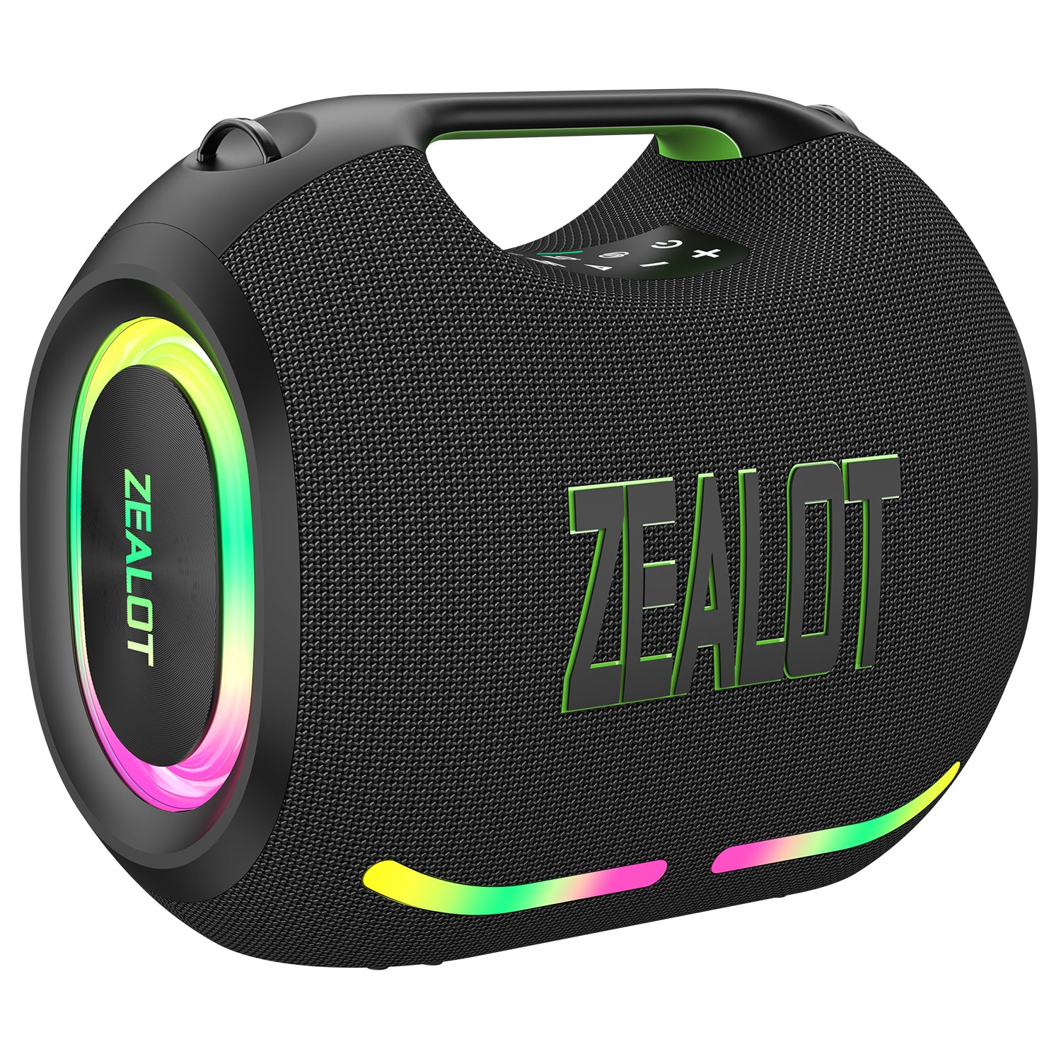 ZEALOT ZE01 Portable Bluetooth Speaker - Portable Wireless Speaker - Stereo Sound Deep Bass Subwoofer Waterproof - Black