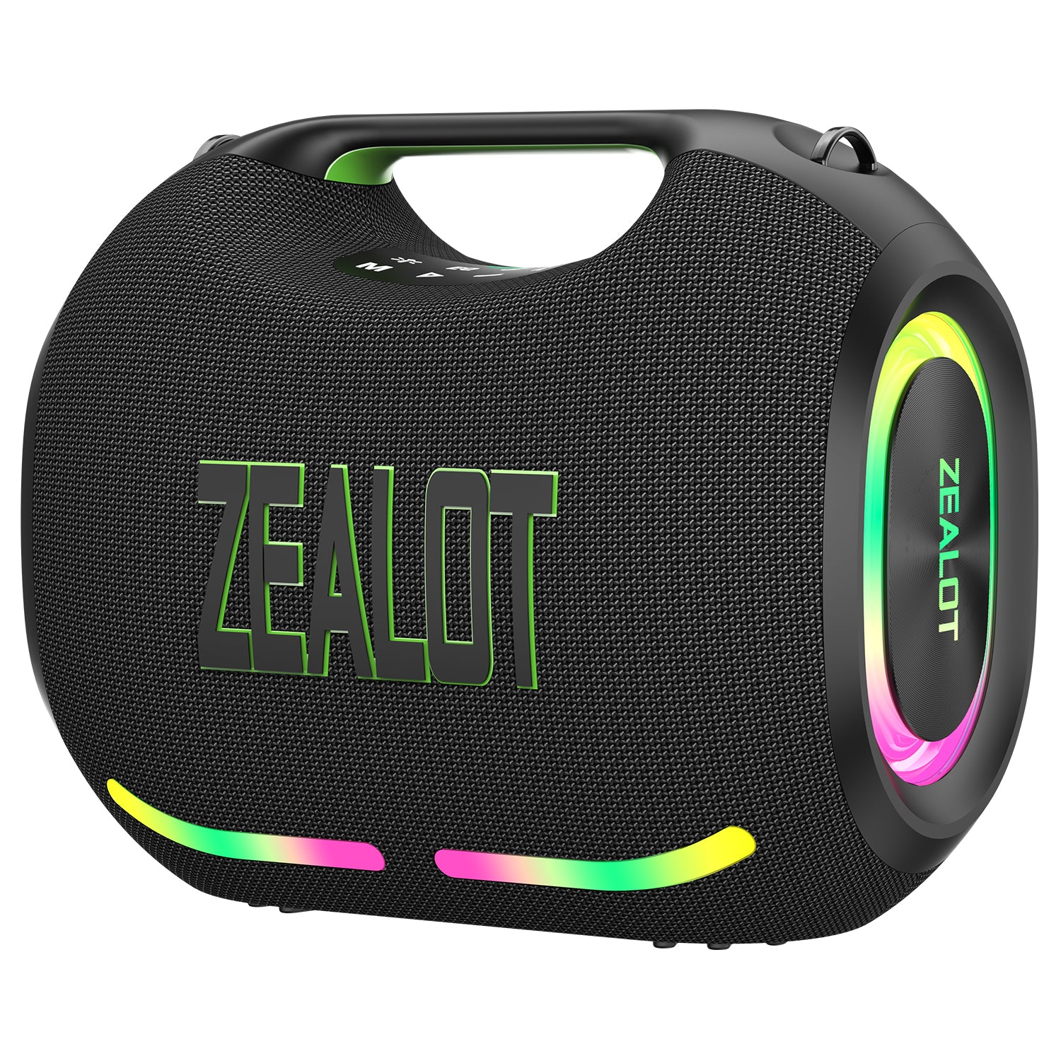 ZEALOT ZE01 Portable Bluetooth Speaker - Portable Wireless Speaker - Stereo Sound Deep Bass Subwoofer Waterproof - Black
